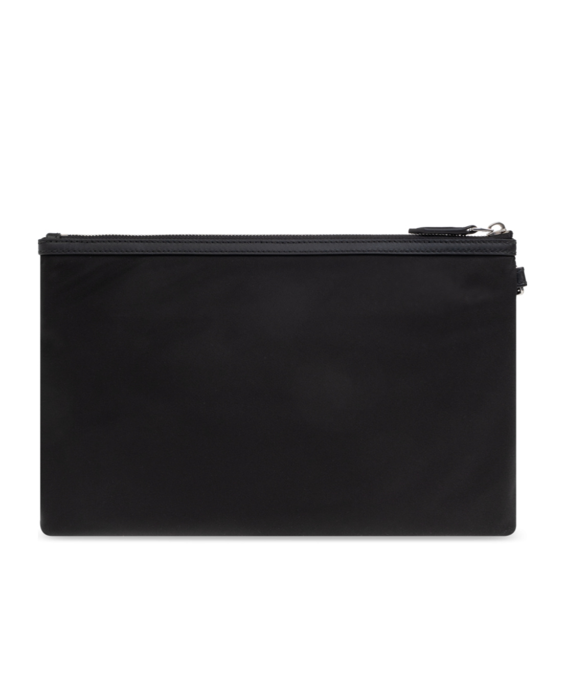 Bally Nylon Code Clutch With Wrist Strap In Black