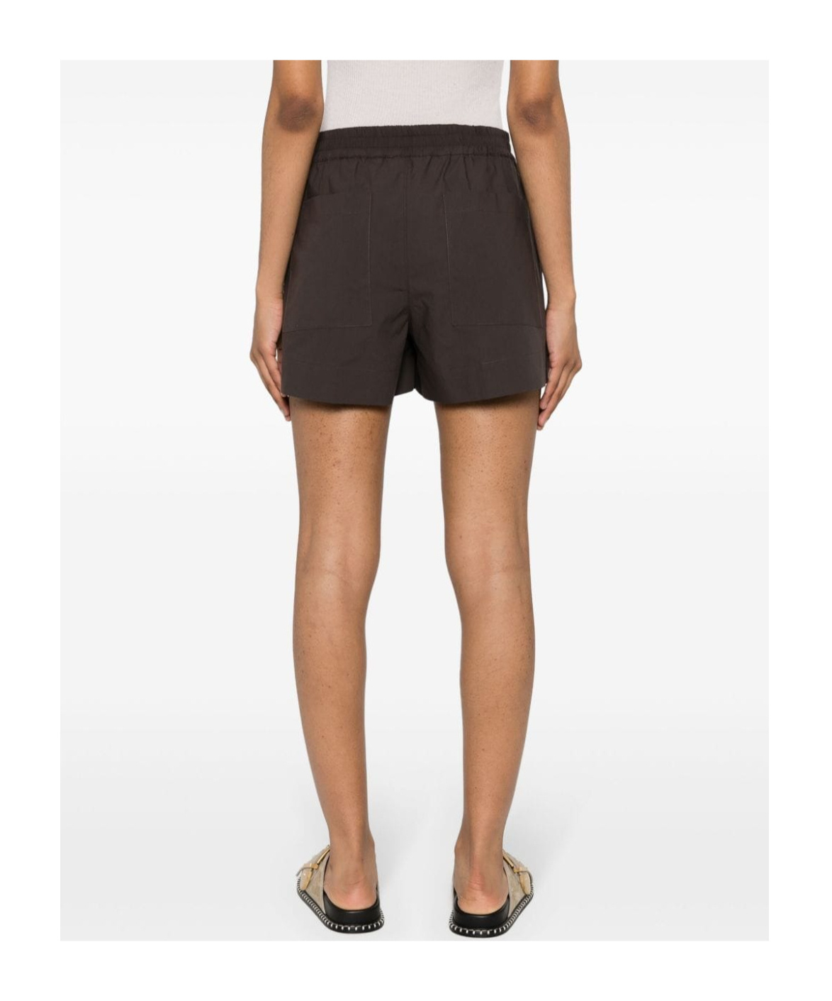 P.a.r.o.s.h Elasticated-waist Cotton Shorts