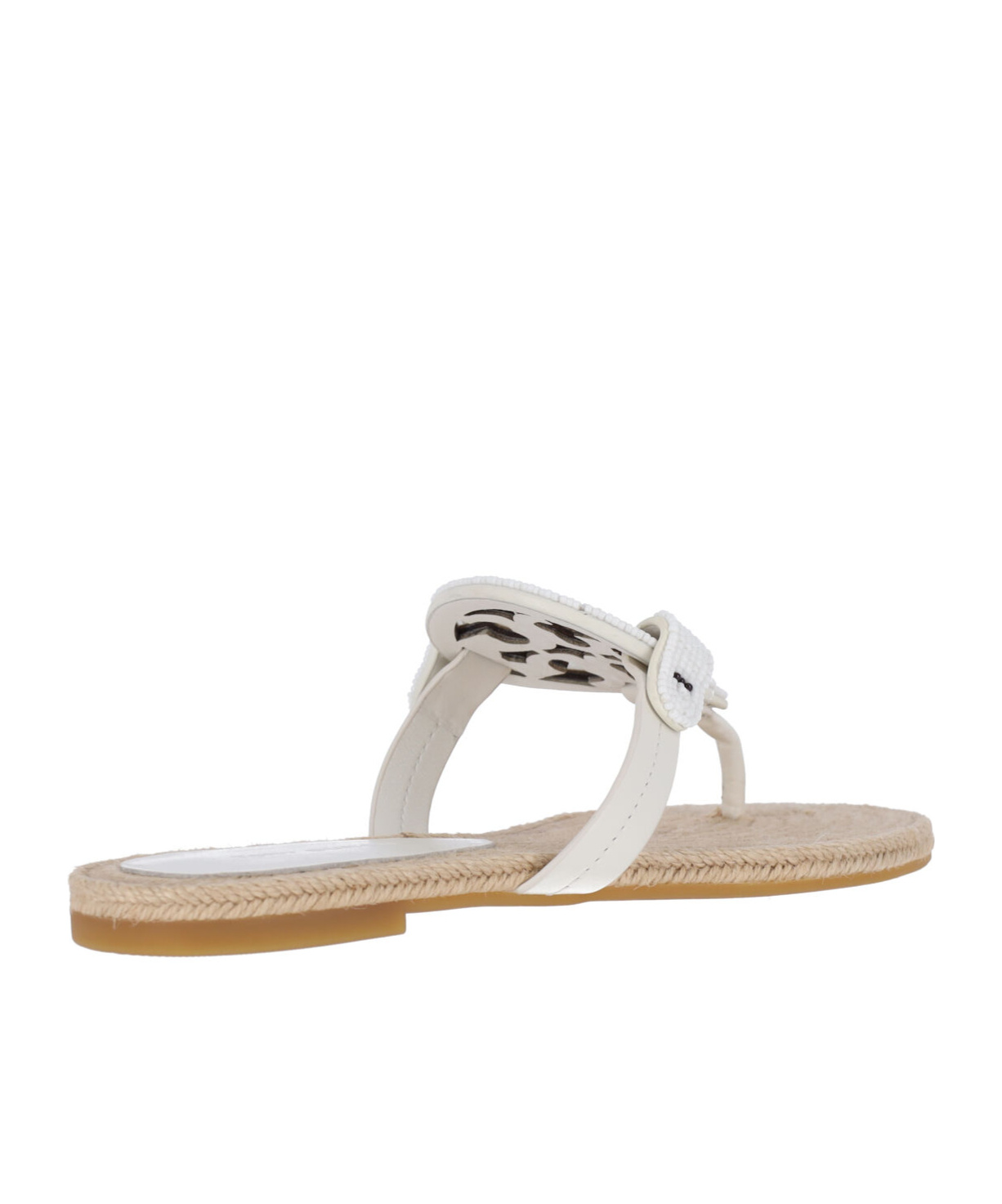 Tory Burch Flat Flip-flops In White