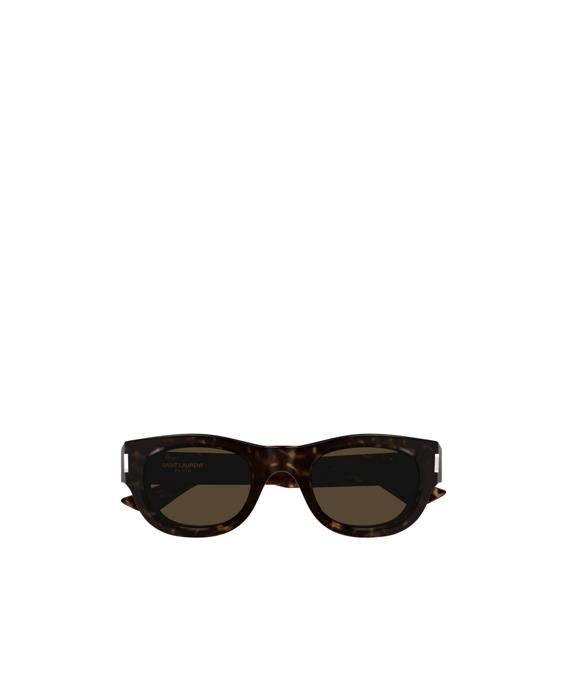 Saint Laurent Eyewear Round Frame Sunglasses In Black