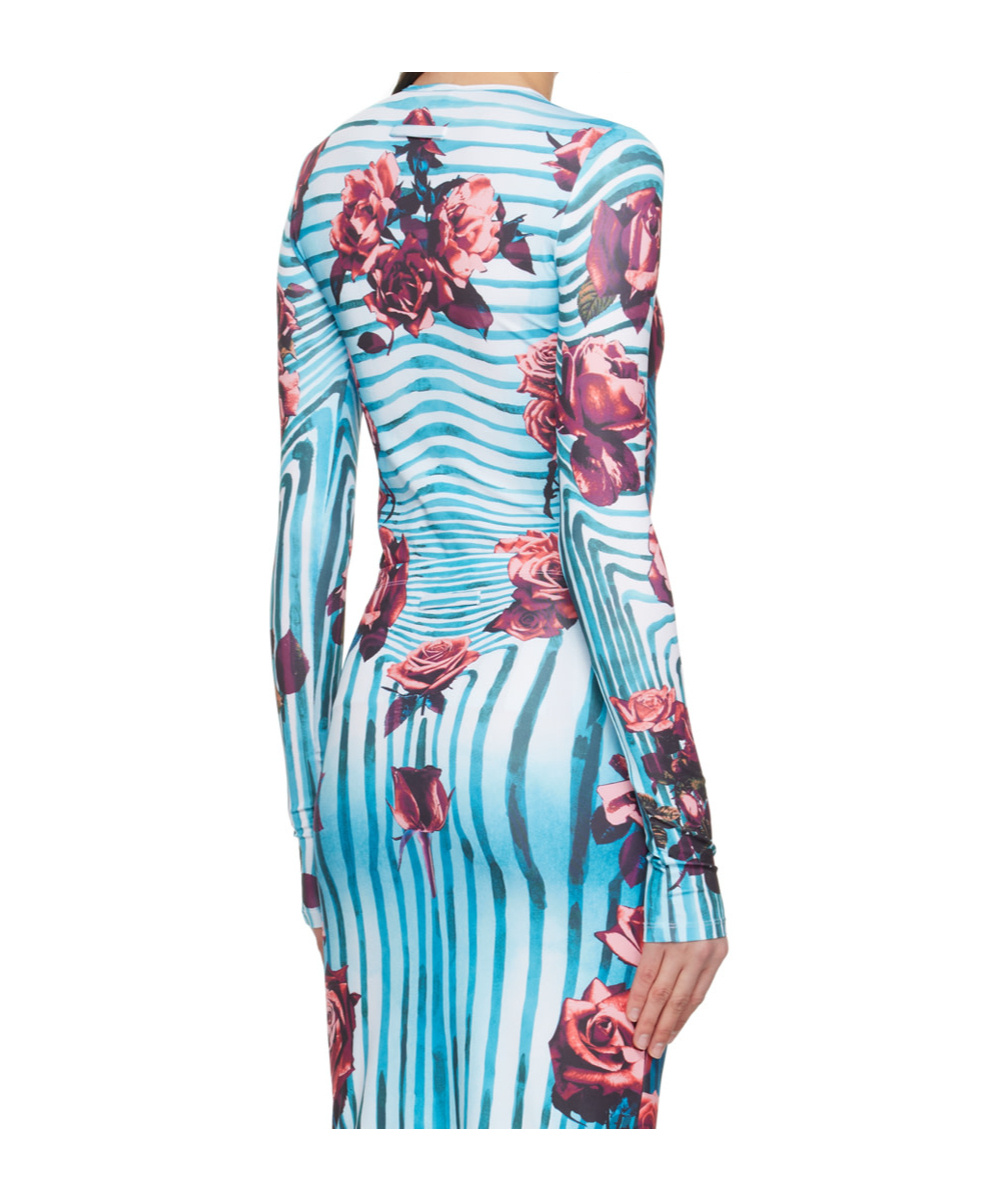 Shop Jean Paul Gaultier Long-sleeved T-shirt In Blue