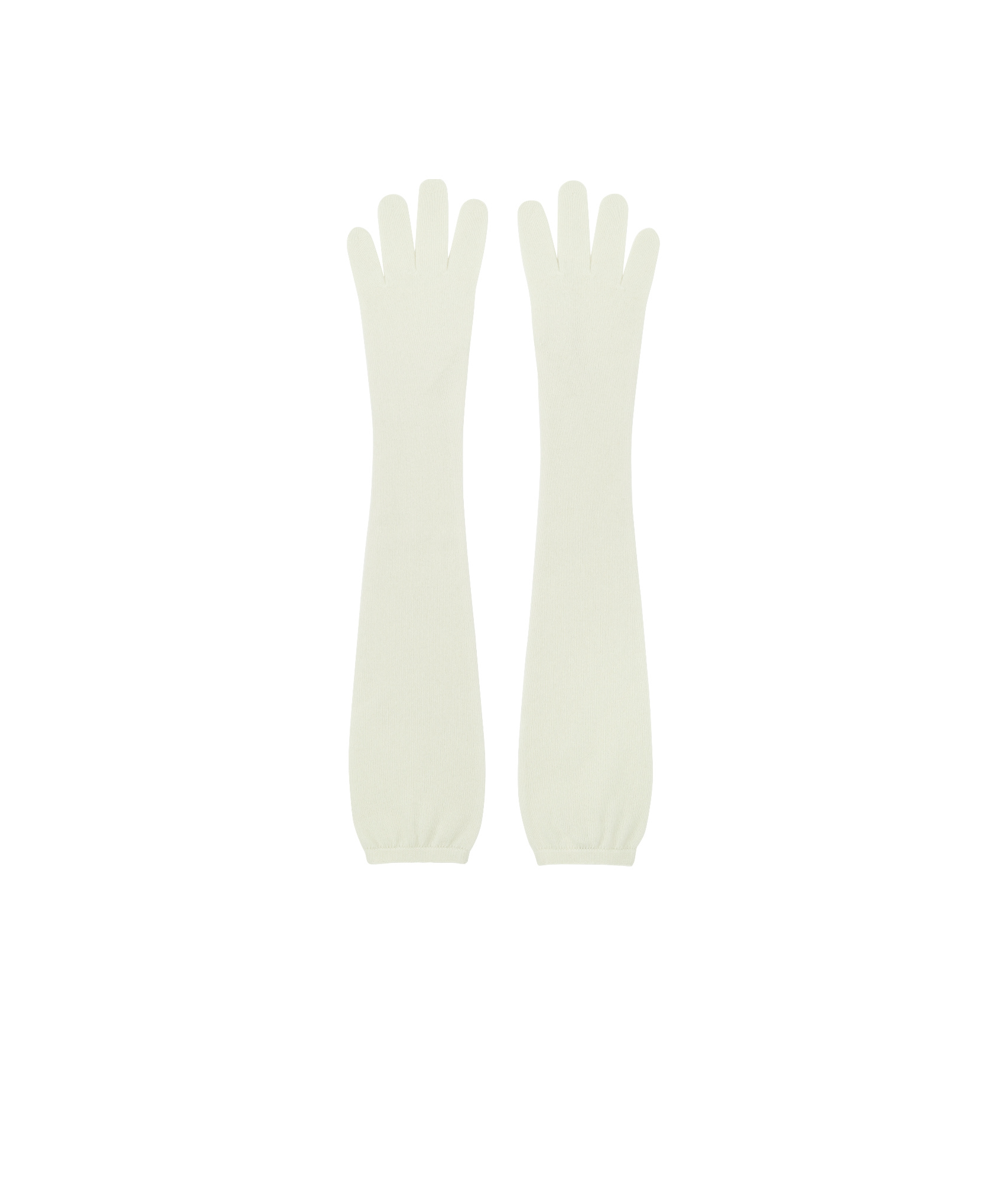The Row Rib Gloves In White