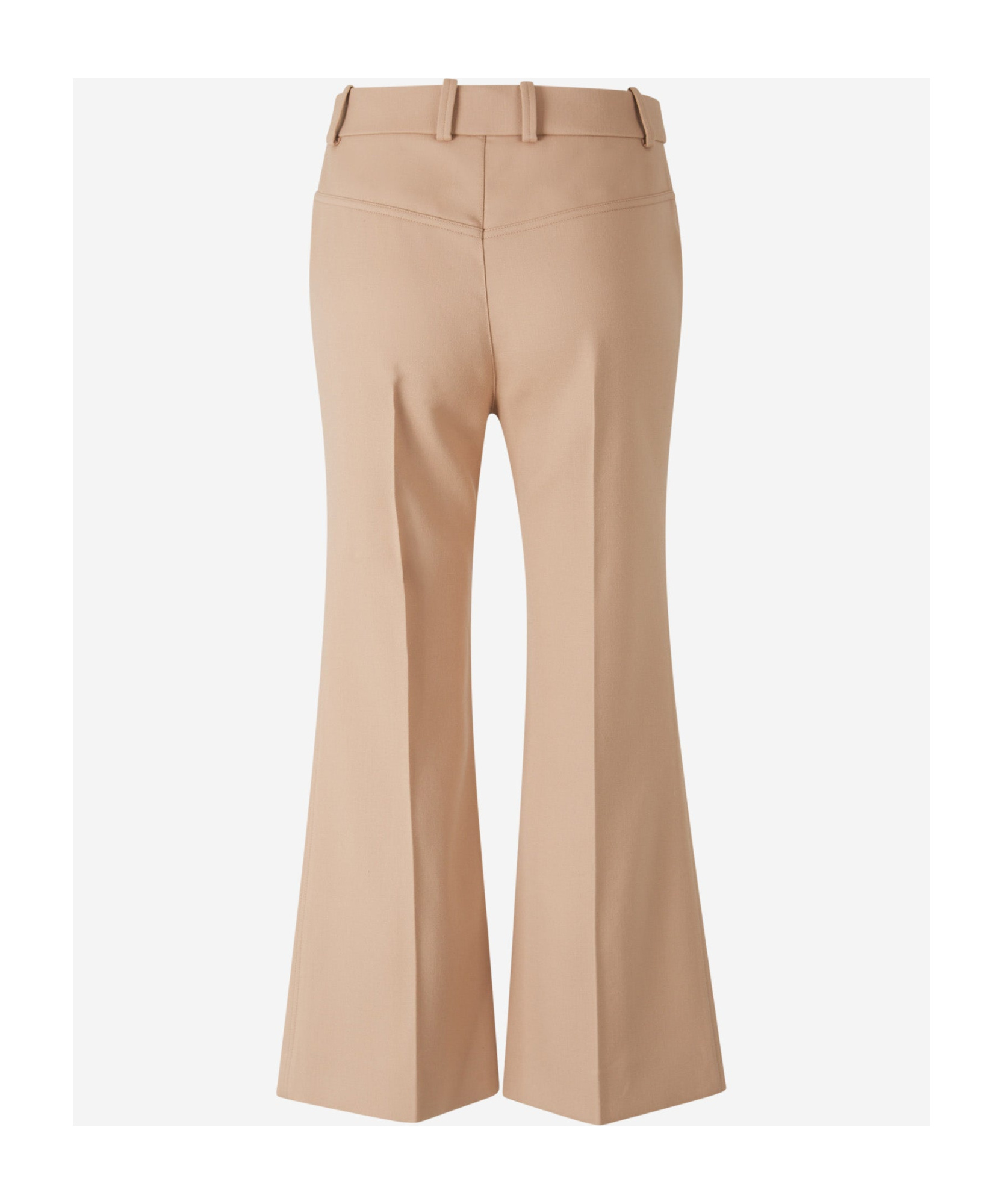 Chloé Woman Pants Camel Size 6 Wool In Nude