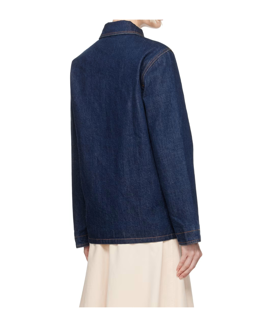 Apc Indigo Anthonin Denim Jacket In Blue