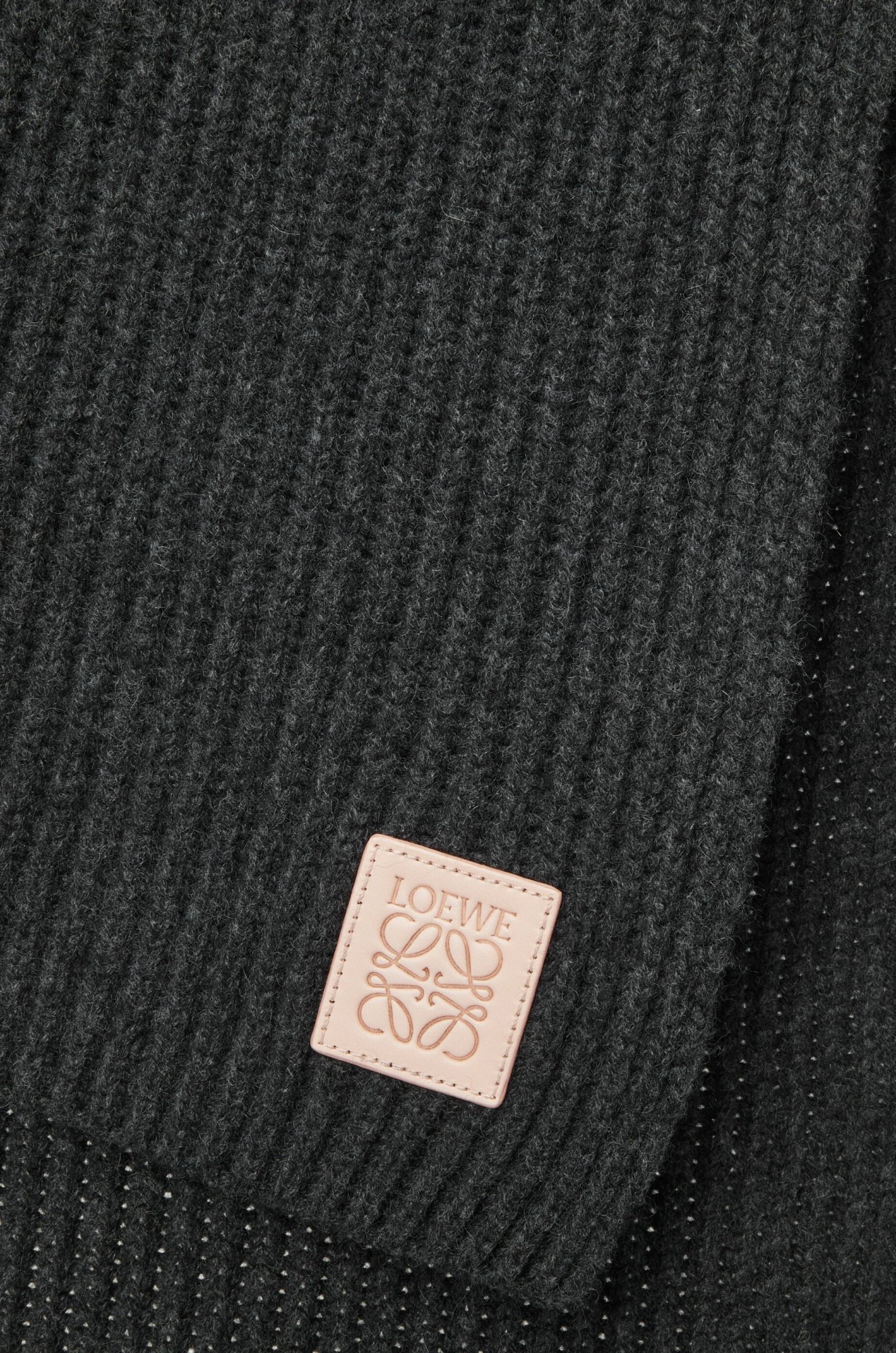 Loewe Cashmere Scarf In Black