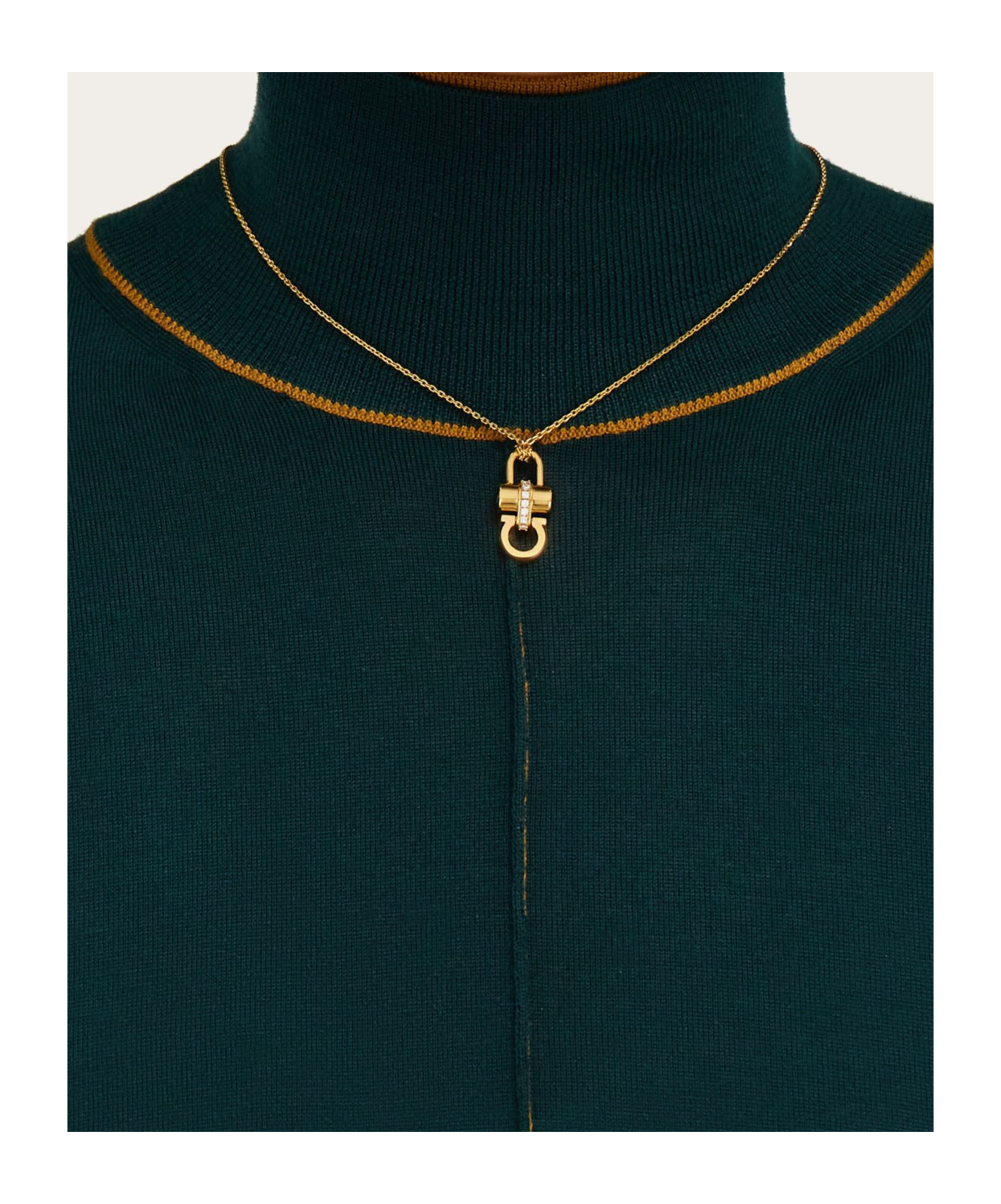 Ferragamo Necklace With Padlock