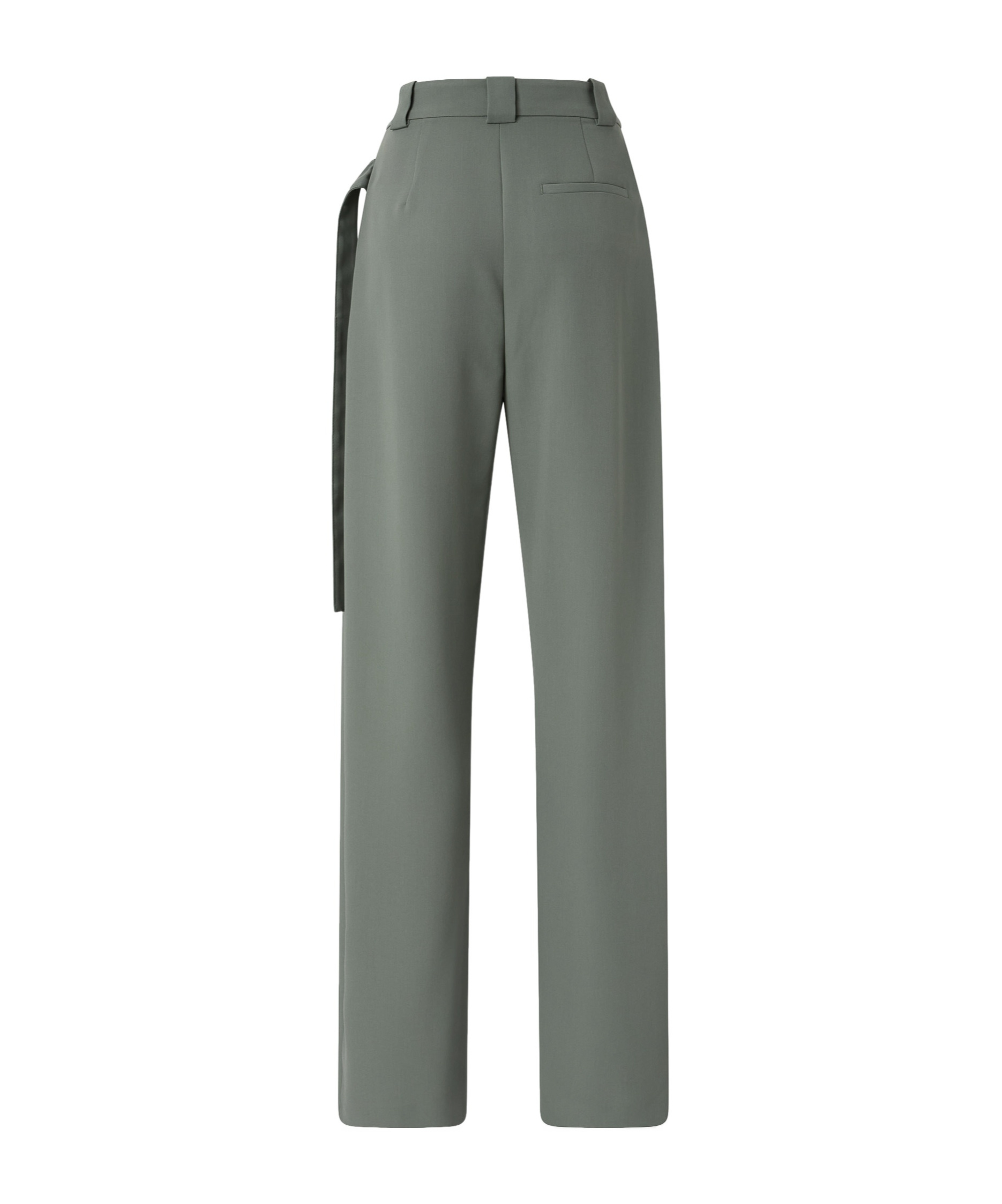 Pinko Wrap-front Pleated Trousers In Gray