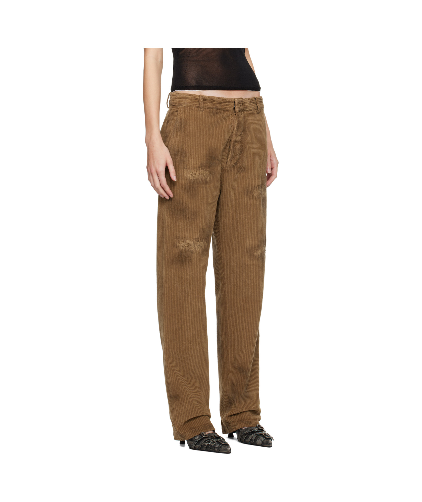 Dsquared2 Belt-loop Casual Pants In Brown