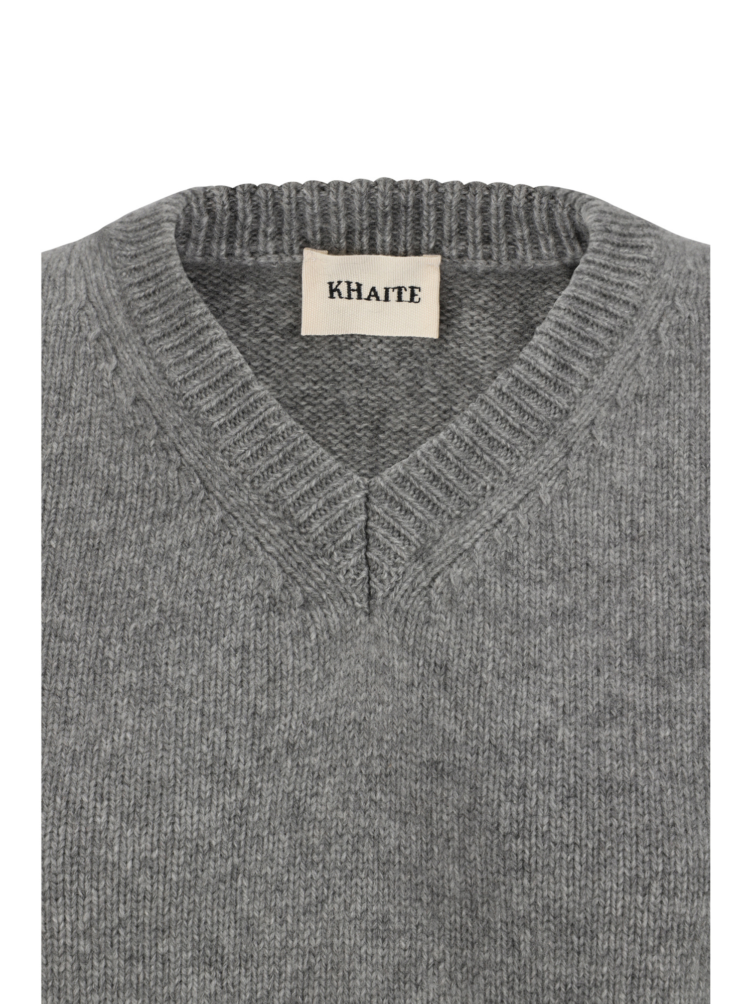 KHAITE KHAITE LONG-SLEEVED V-NECK JUMPER