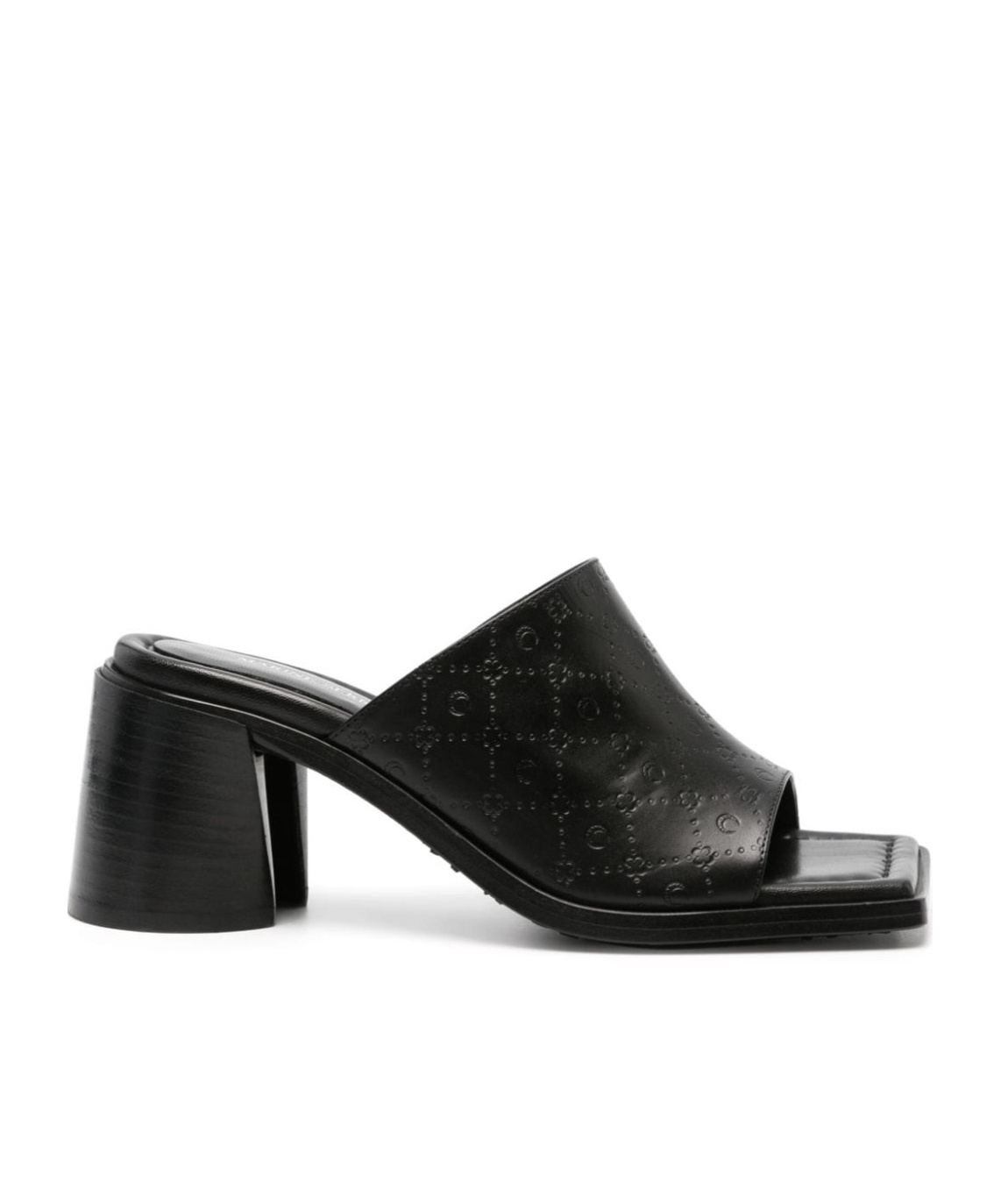 Marine Serre High-heeled Sandals In Black