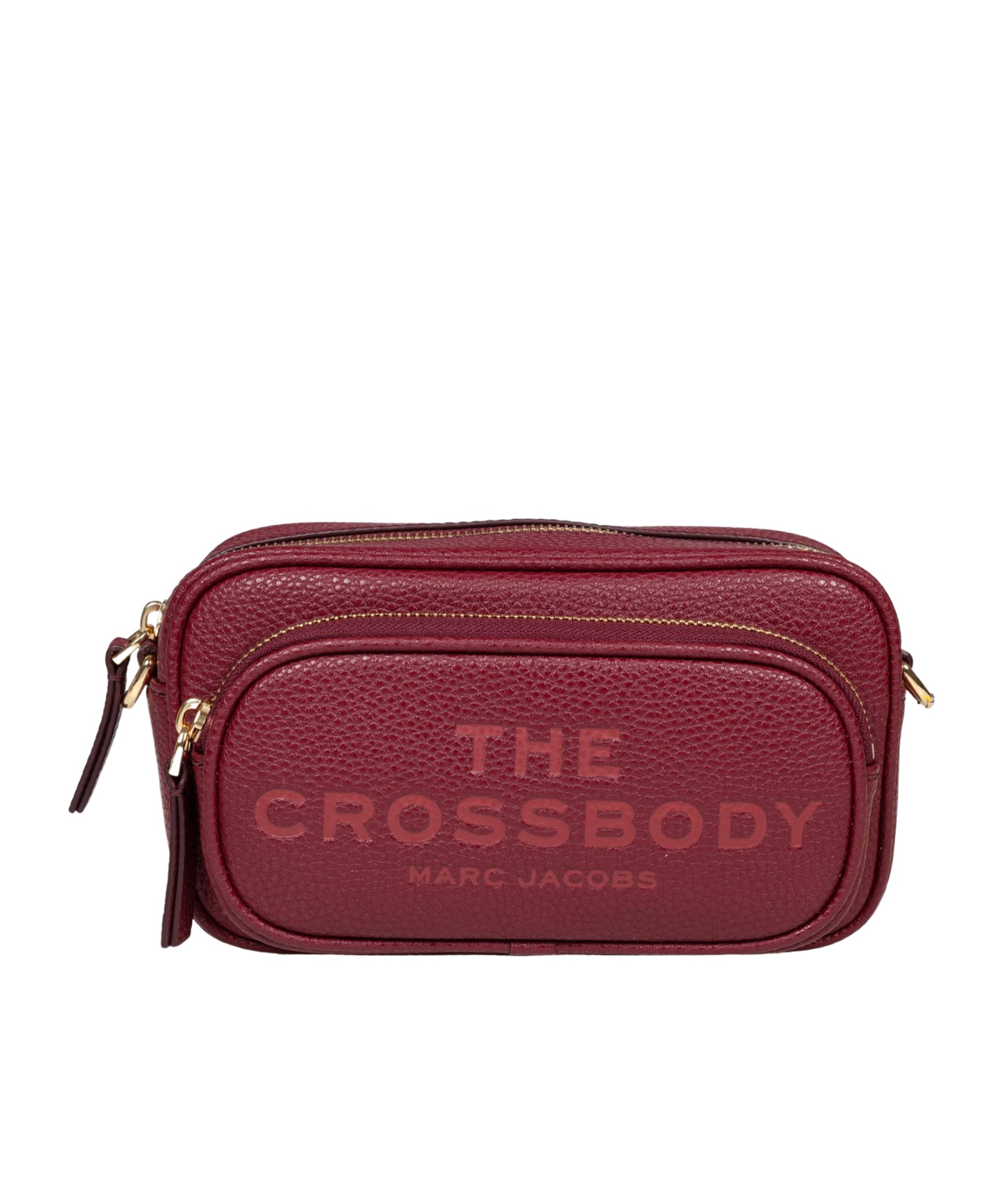 Marc Jacobs The Crossbody Tote Leather Bag Cherry Color In Red