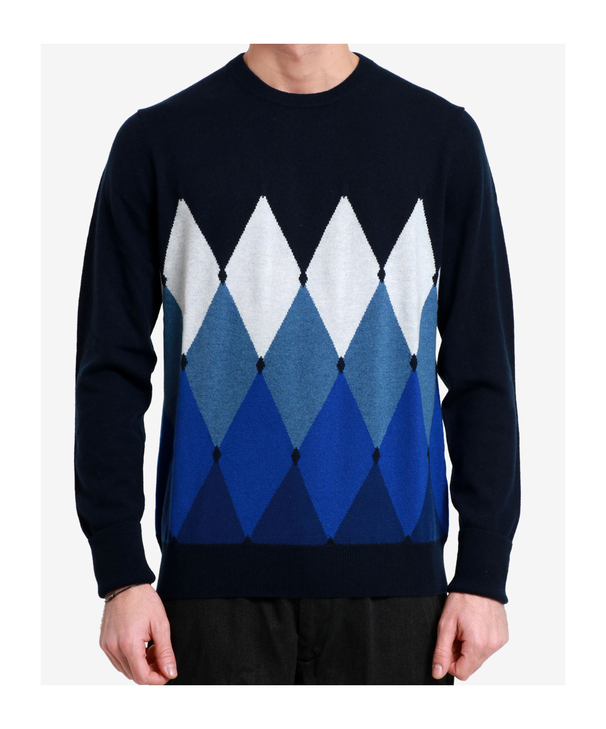 Ballantyne Long-sleeved Sweater In Black