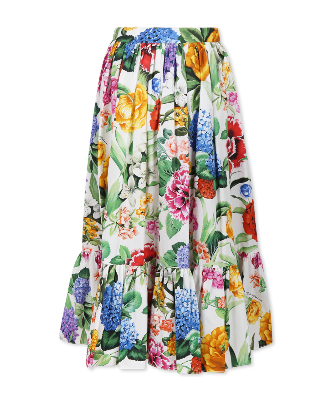 Dolce & Gabbana Floral Pattern Skirt In Multicolor