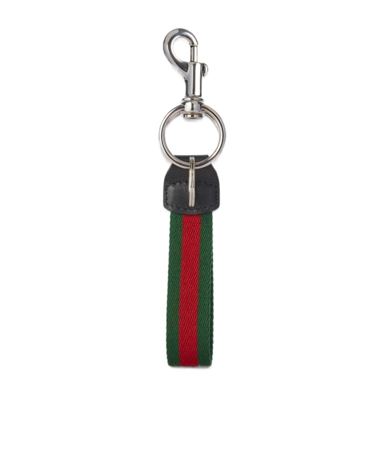 GUCCI GUCCI WEB KEYCHAIN