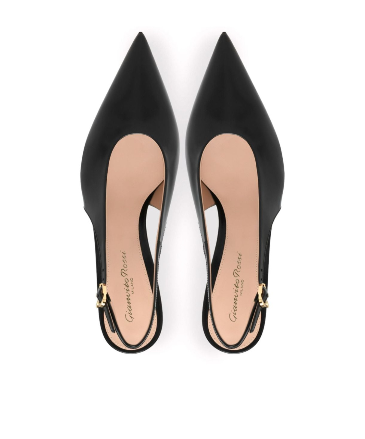 Shop Gianvito Rossi Pointed High-heeled Sandals In Black