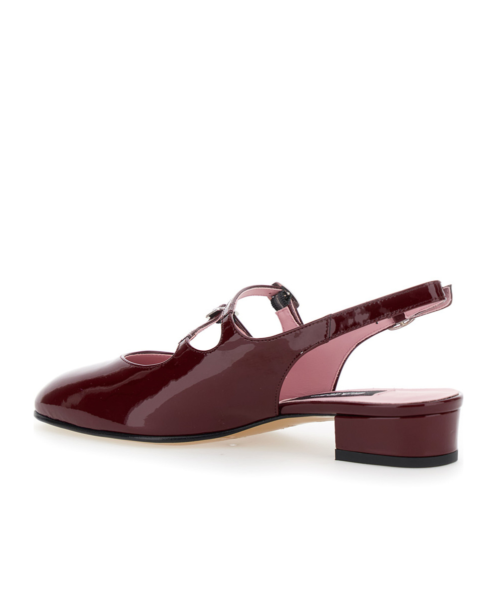 Carel Paris 'peche' Bordeaux Mary Jane Pumps In Burgundy