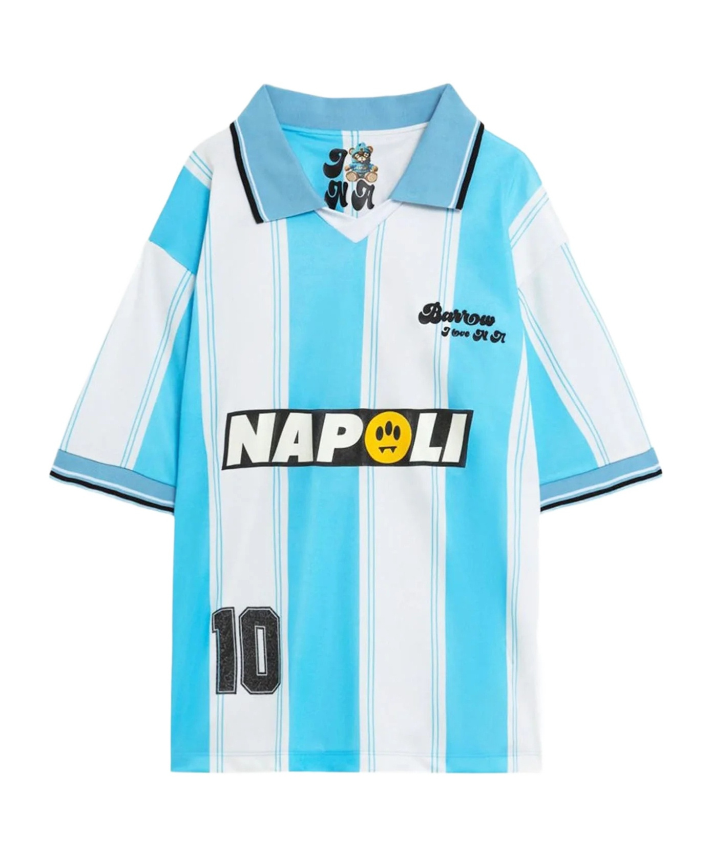 Barrow Unisex T-shirt With Napoli Number 10 In Multi
