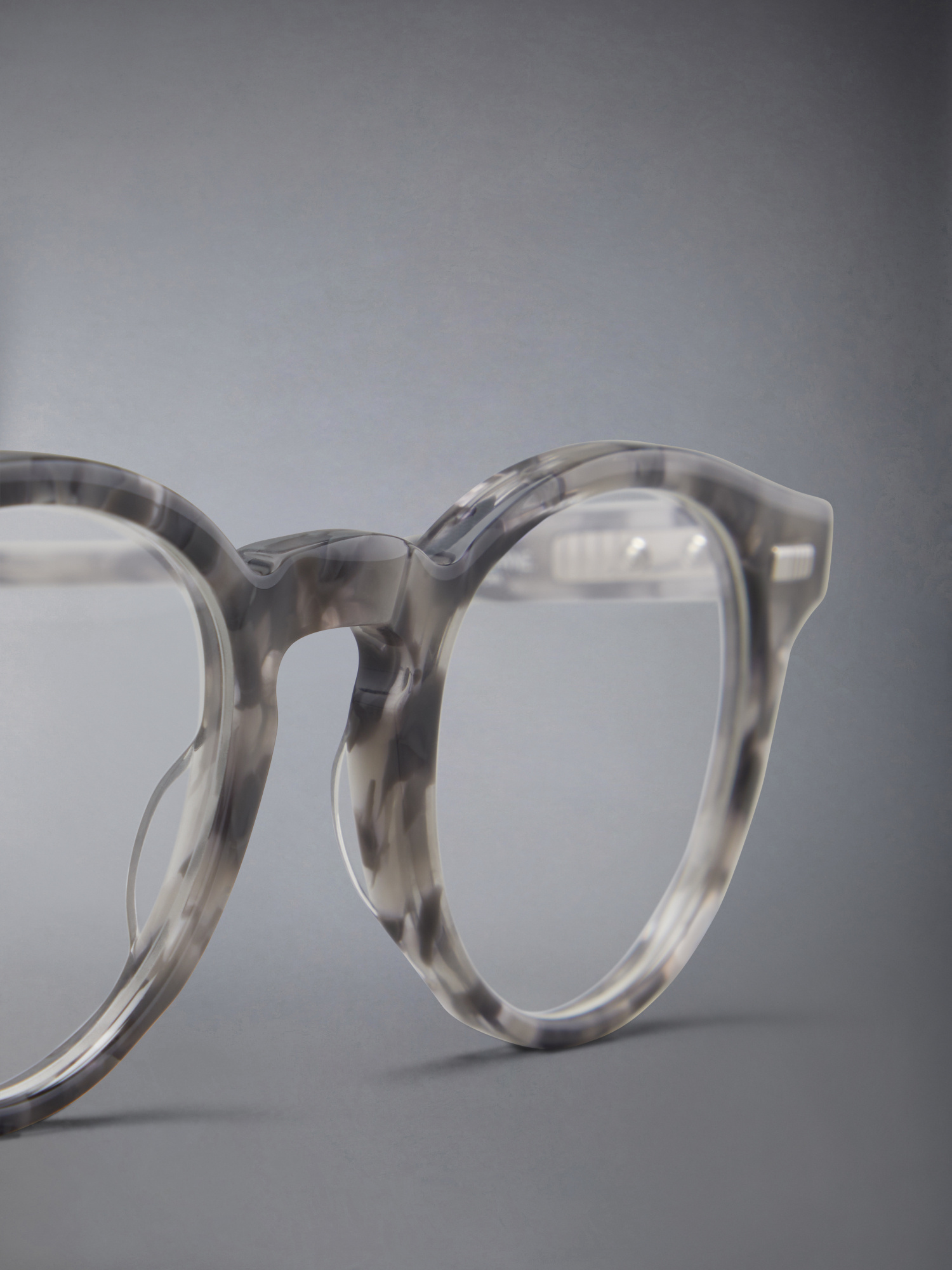 Thom Browne Pantos-frame Glasses In Gray