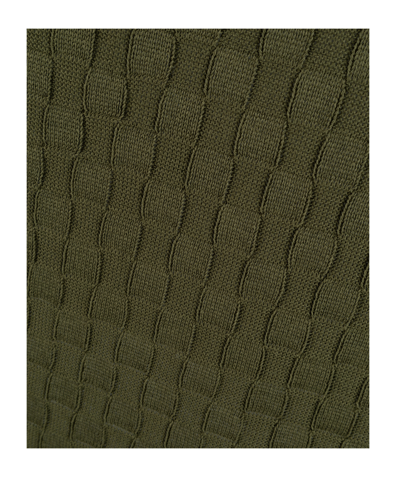 A Paper Kid Checkerboard-knit T-shirt In Green