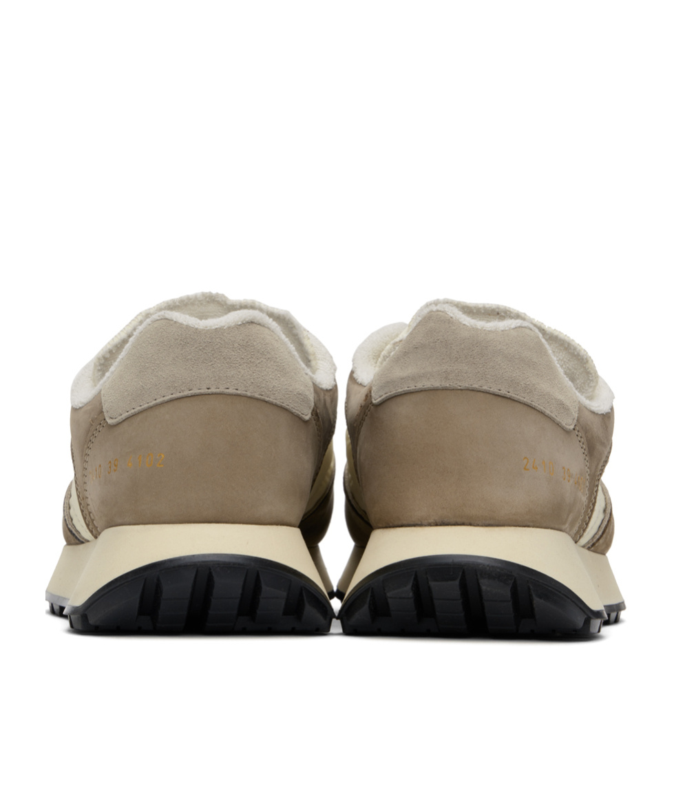 Common Projects Round Head Lacing Casual Sneakers In Nude