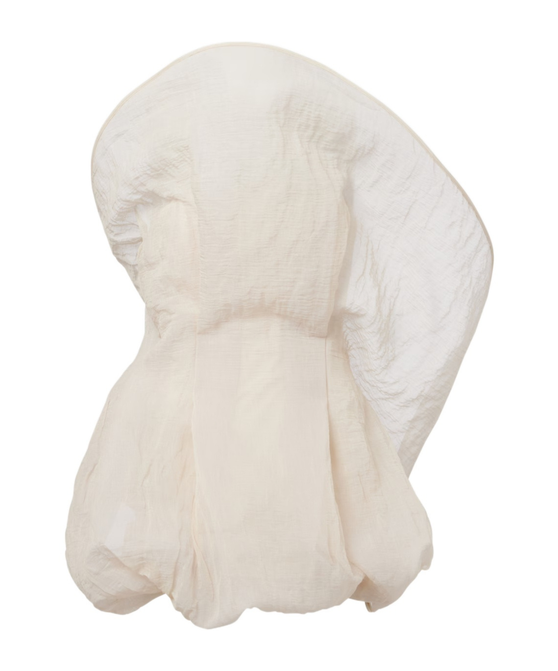 Magda Butrym Cotton And Silk-blend Organza Minidress In White