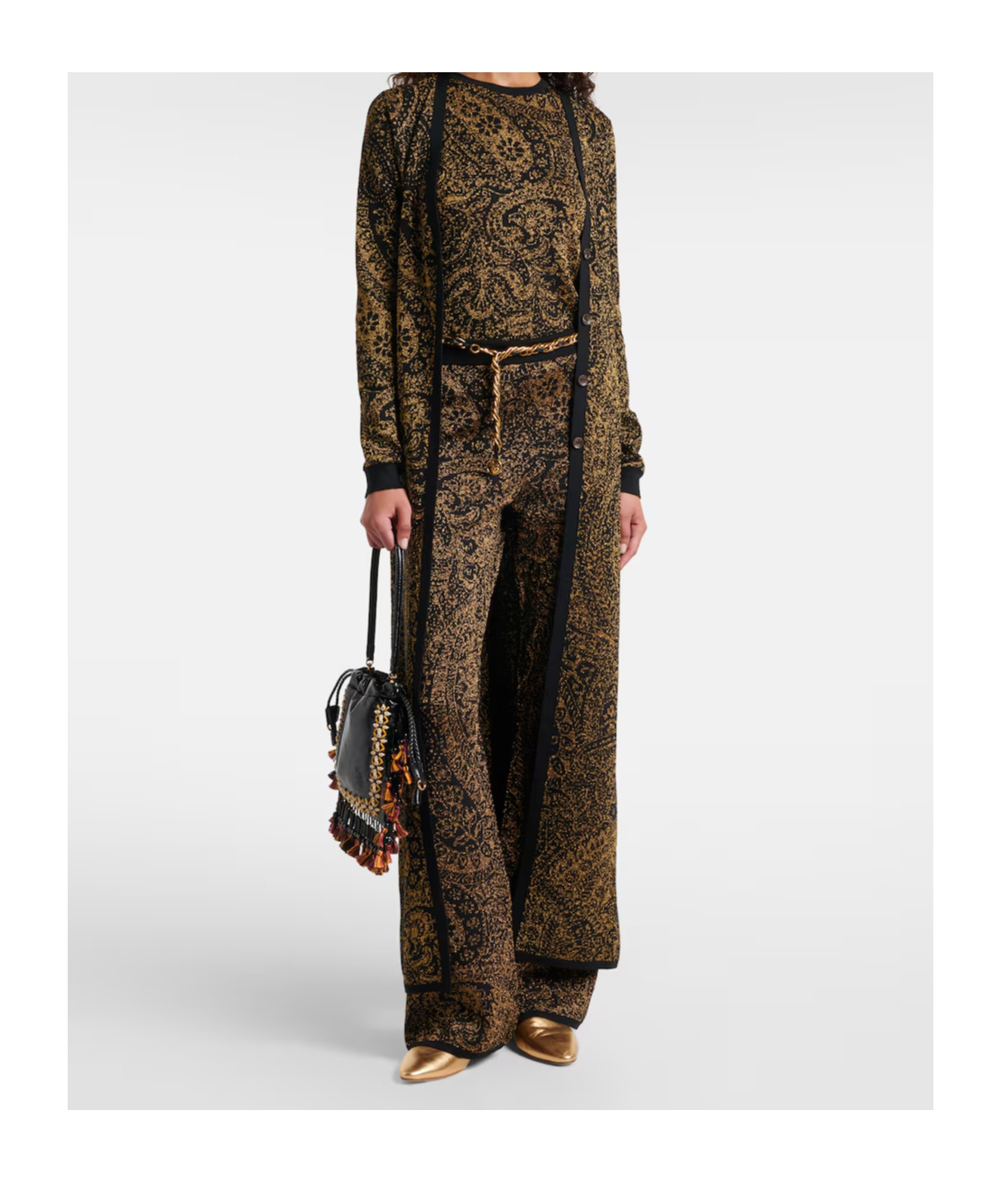 Etro Paisley-pattern Trousers In Multi