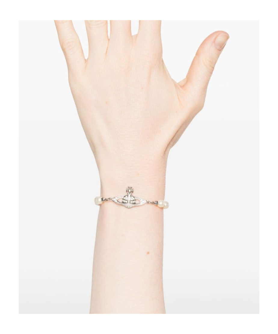 Vivienne Westwood Pearl Bracelet In White