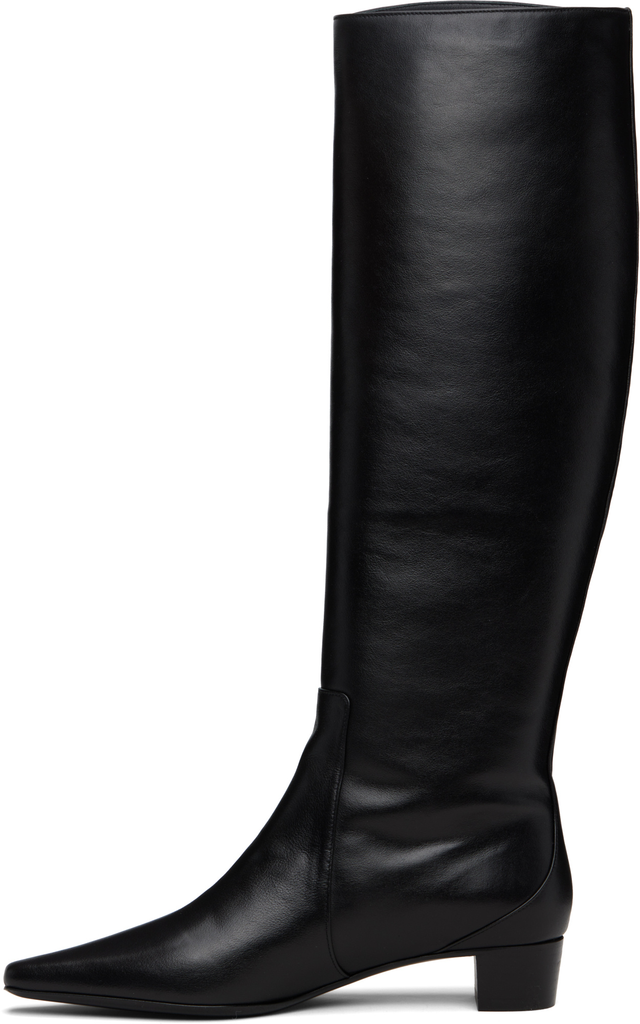 By Far Pascal Nappa Leather High Boots In Black