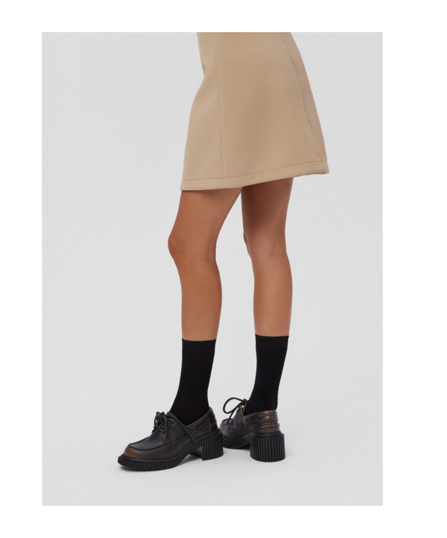 Camper Black Leather Moccasins For Women. In Black