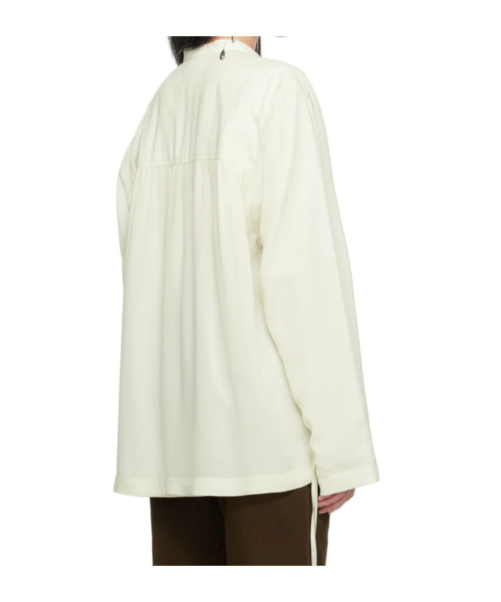 Lemaire Off-white Soft Blouse In White