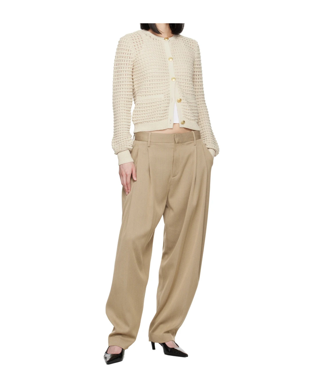 Rag & Bone Marlee Cardigan In Nude