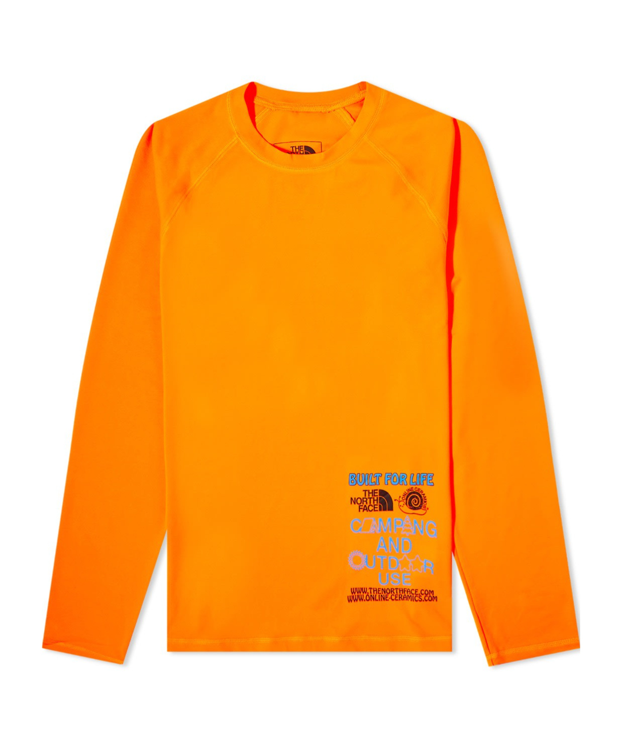 THE NORTH FACE THE NORTH FACE X ONLINE CERAMICS LONG-SLEEVED CREWNECK T-SHIRT