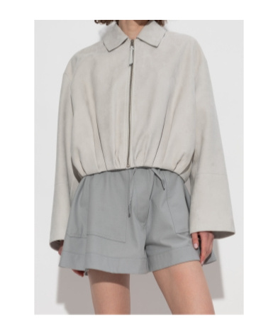 Loewe Draped Suede Jacket