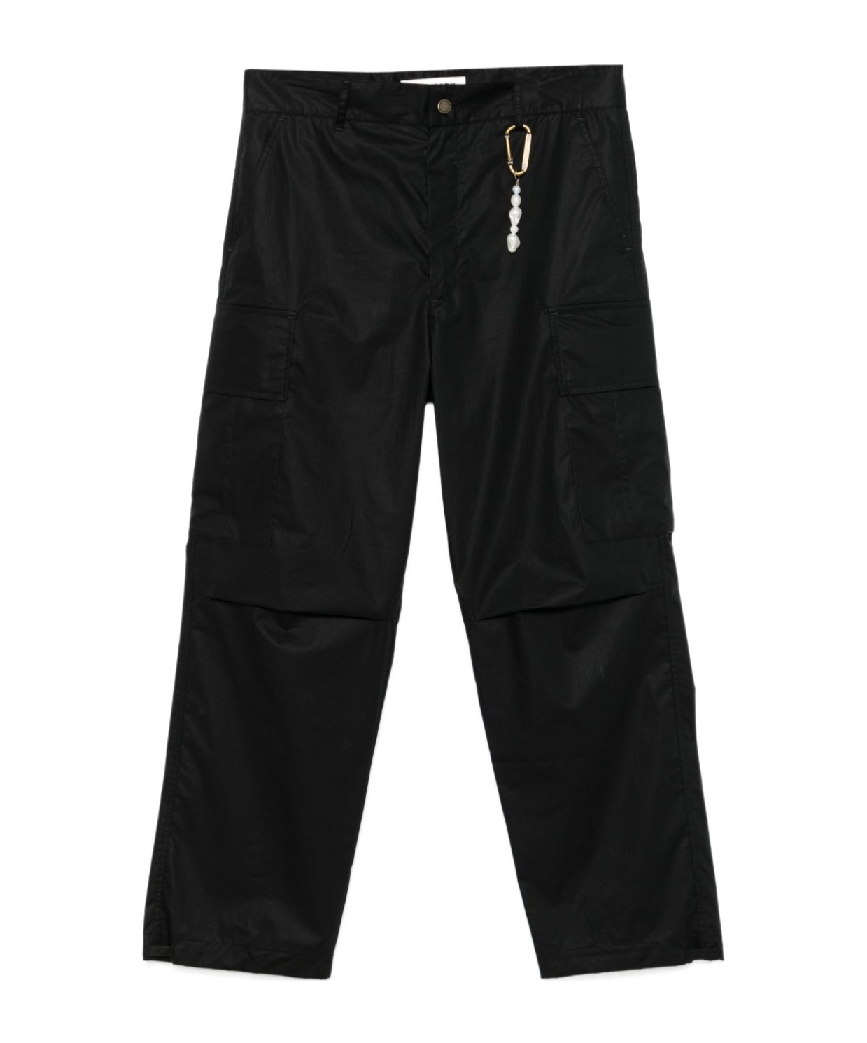 Darkpark Saint Logo Patch Cargo Pants In Black