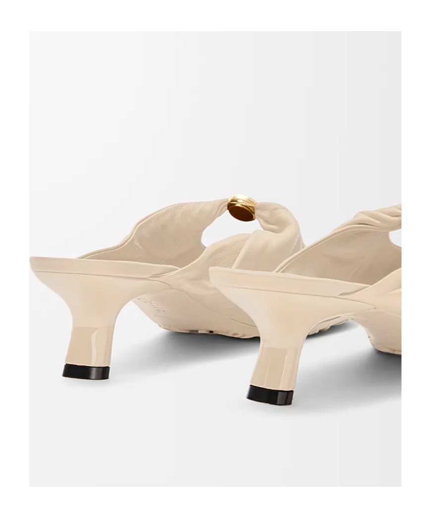 Loewe Pebble Mules In Lambskin Nappa In Multi