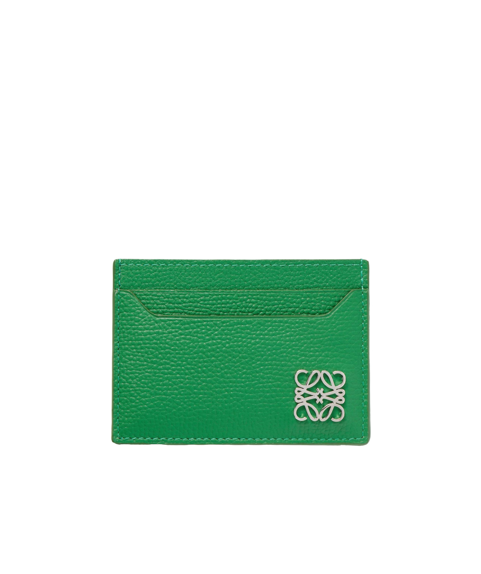 Loewe Anagram Card Holder In Green