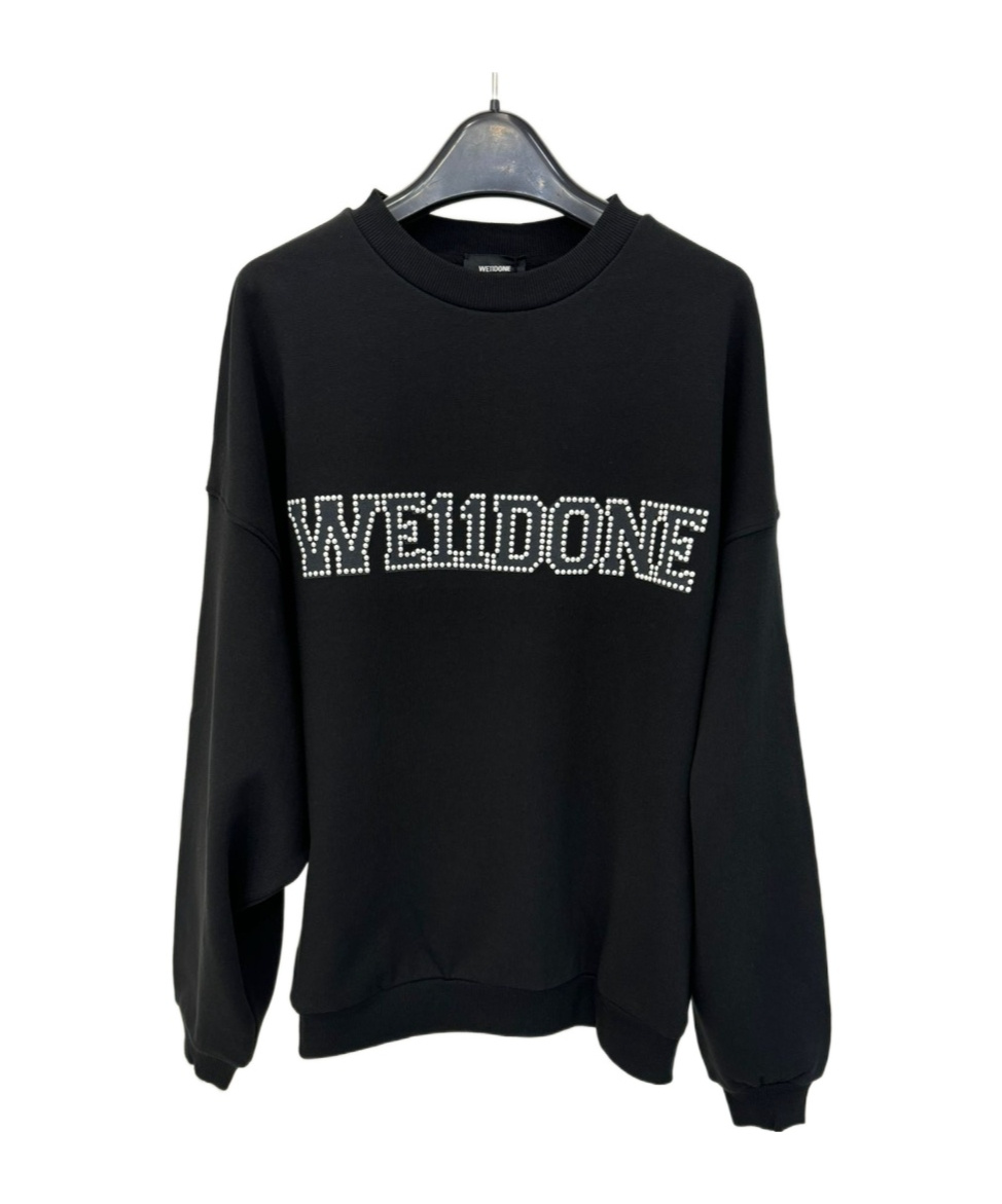 We11 Done Long-sleeved Sweater In Black