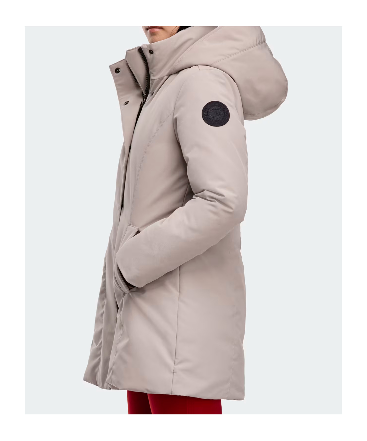 Canada Goose Leslie Parka Black Label In Gray