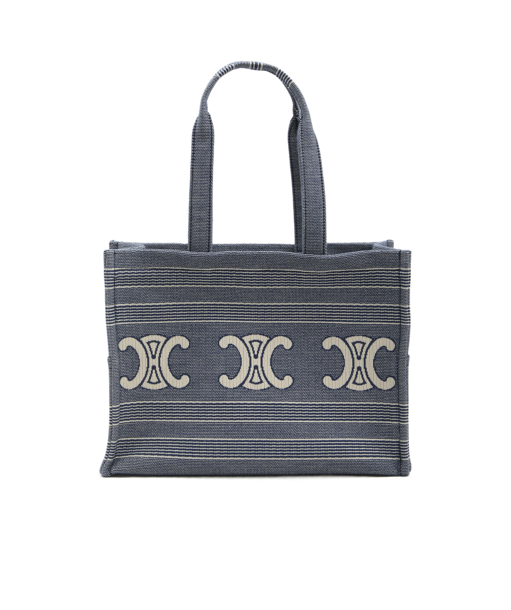 Celine Triomphe Shoulder Bag In Gray