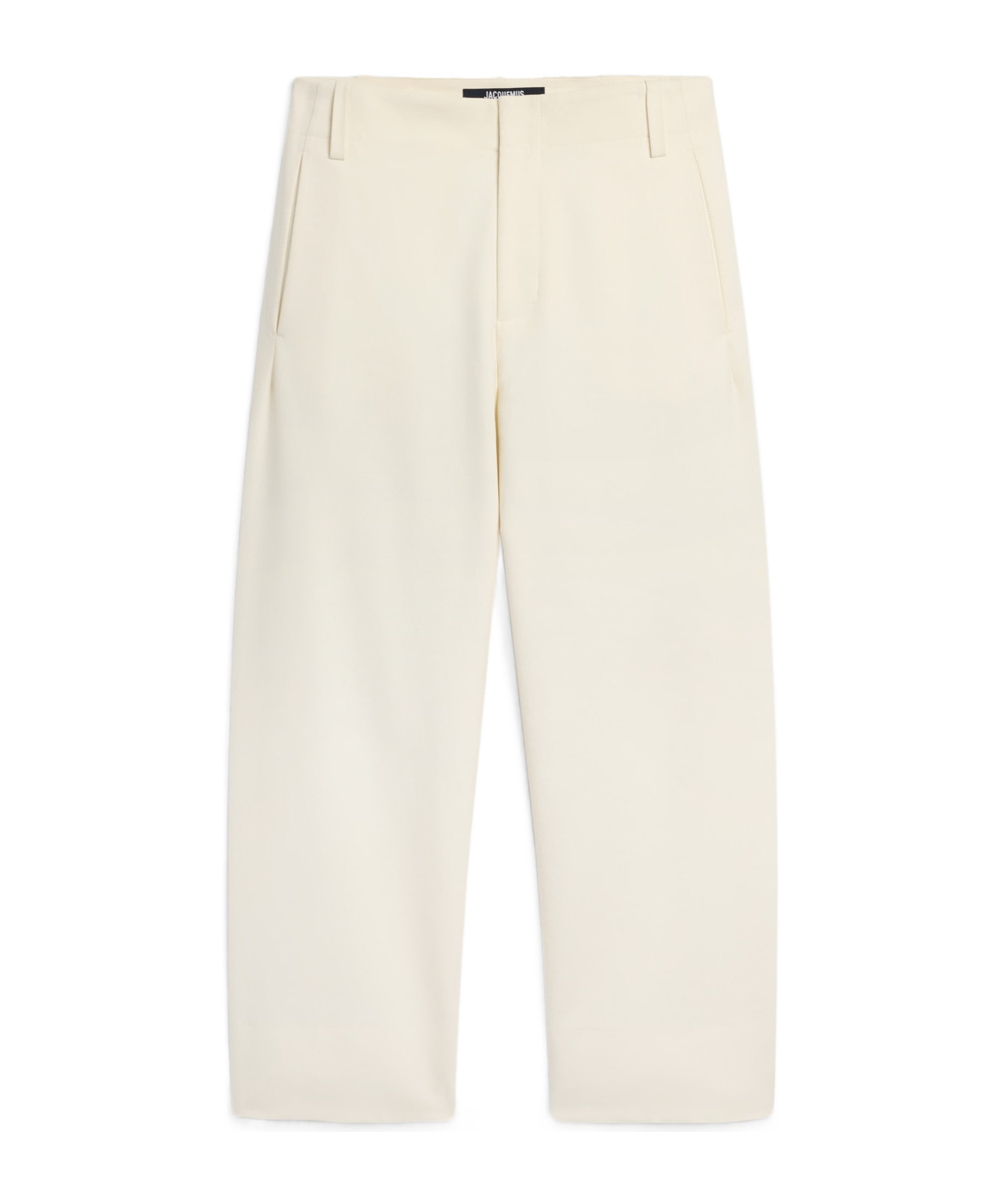 Jacquemus Belt-loop Casual Pants In White