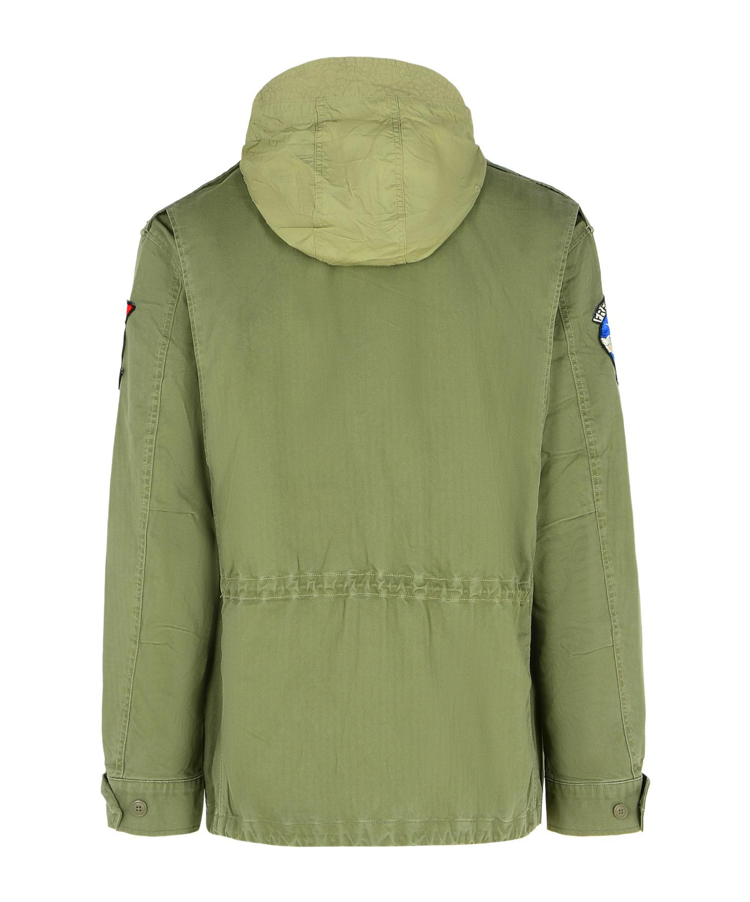 Shop Polo Ralph Lauren Patch-detail Jacket In Green