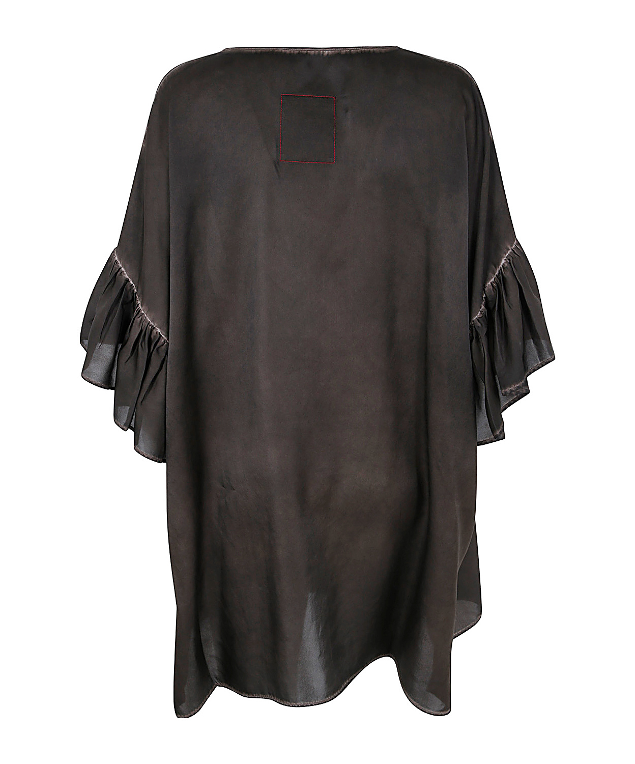 Uma Wang Ruffle Detailed Top In Black