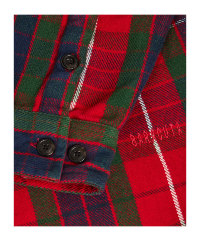 Baracuta Plaid Cotton Shirt In Multi