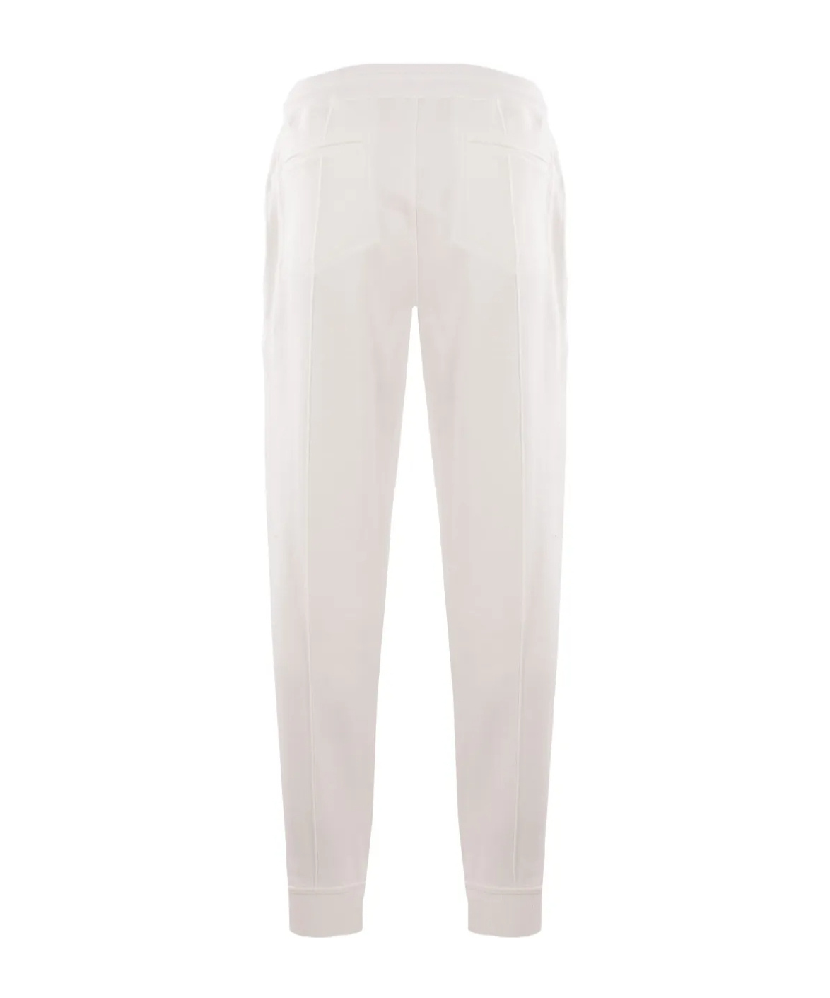 Brunello Cucinelli Cotton-blend Track Pants In White