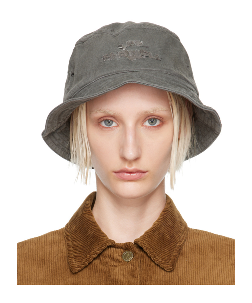 APC A.P.C. X TAME IMPALA LOGO EMBROIDERED FISHERMAN'S HAT