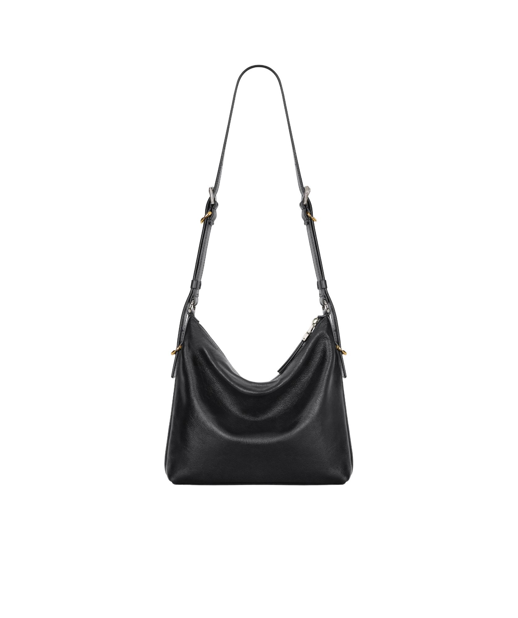 Givenchy Voyou Crossbody Bag In Leather In Black