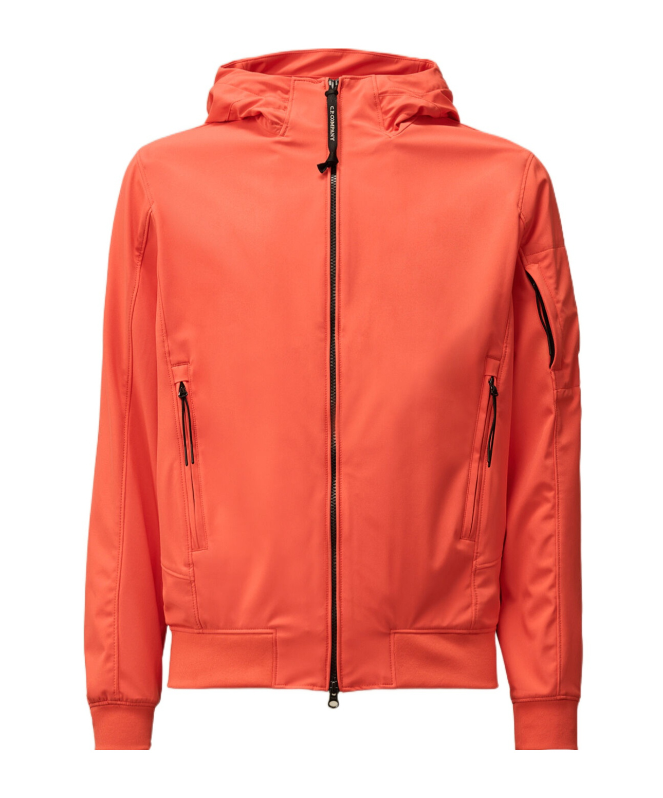 C.p. Company Hooded Jacket With Breathable Fabric In Red