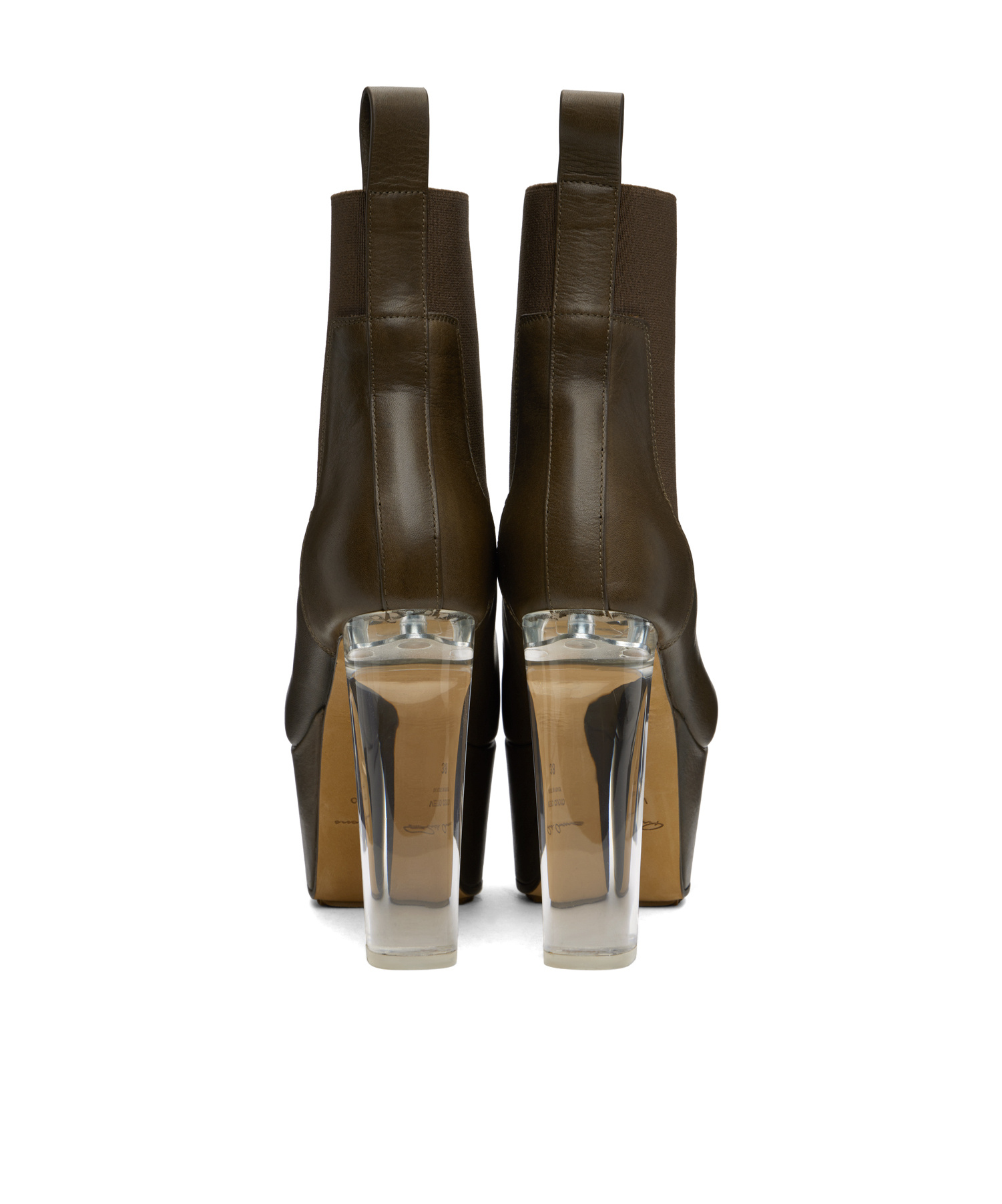 Rick Owens High-heeled Short Boots In Black