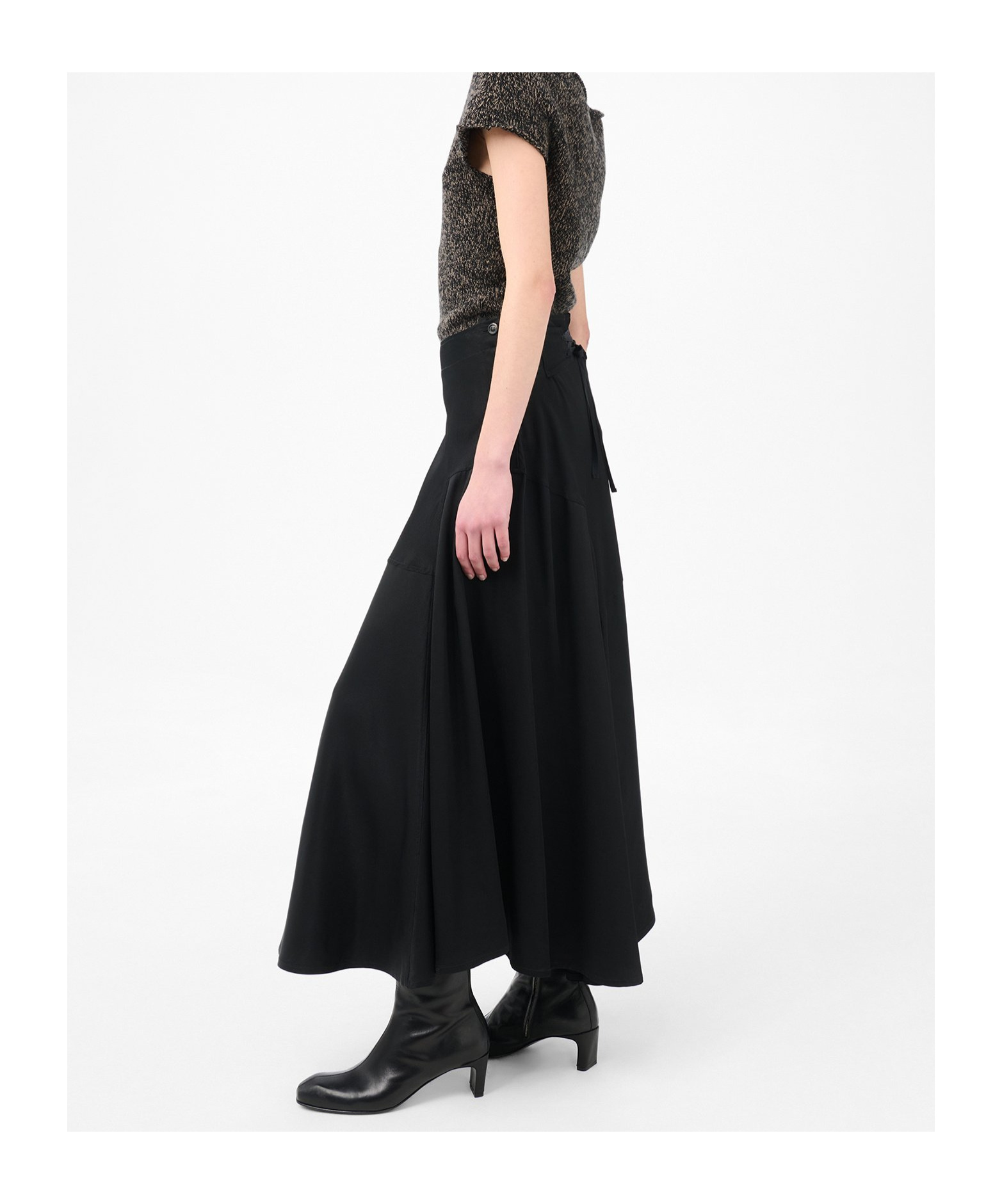 Our Legacy Waltz Asymmetric Skirt In Black