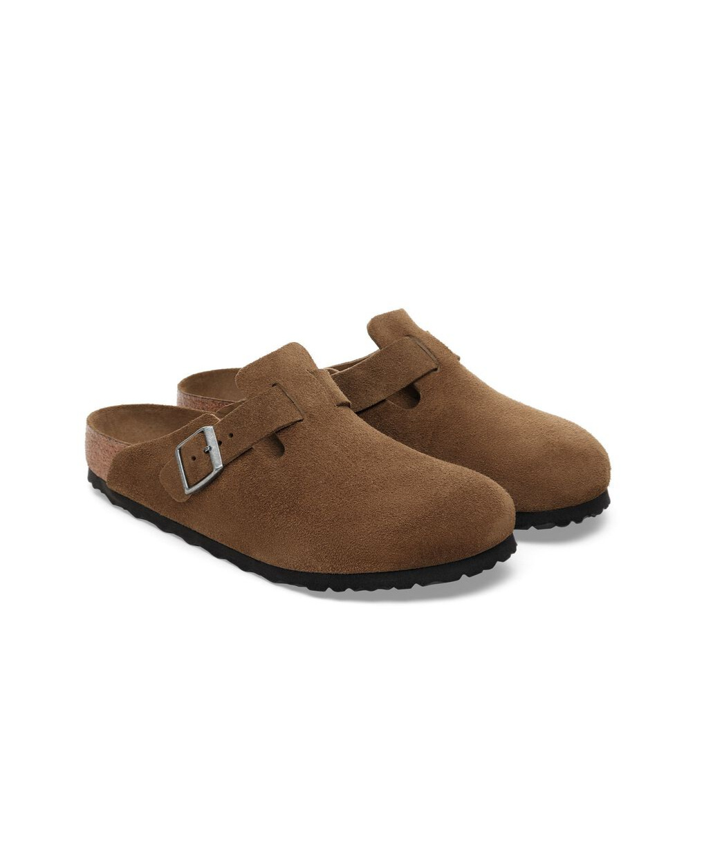 Birkenstock Suede Cork Platform Sandals Double Strap In Multi